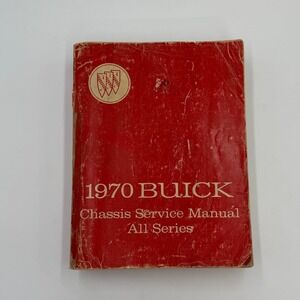 1970 Buick Chassis Service Manual All Series Repair Shop Book
